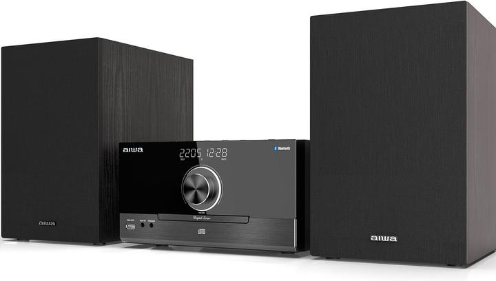 Actual product image Aiwa MSBTU-600 mikrojärjestelmä, musta (Bluetooth, CD player, 1x 50 W)