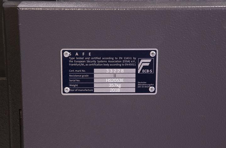 Actual product image Phoenix Safe HS2053E Mercury (110 l)