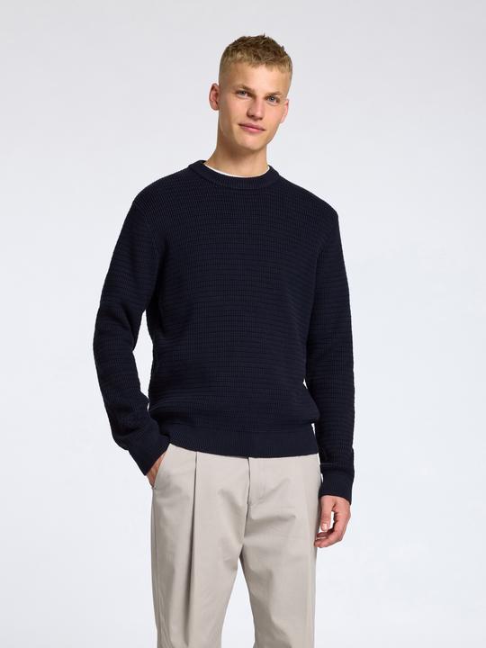 Produktbild Selected Homme Slhtheo Ls Knit Structure Crew Neck (L)