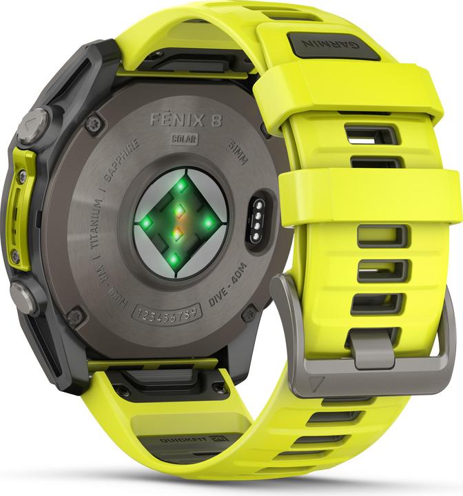 Produktbild Garmin Fenix 8 Solar Sapphire Titan (51 mm)