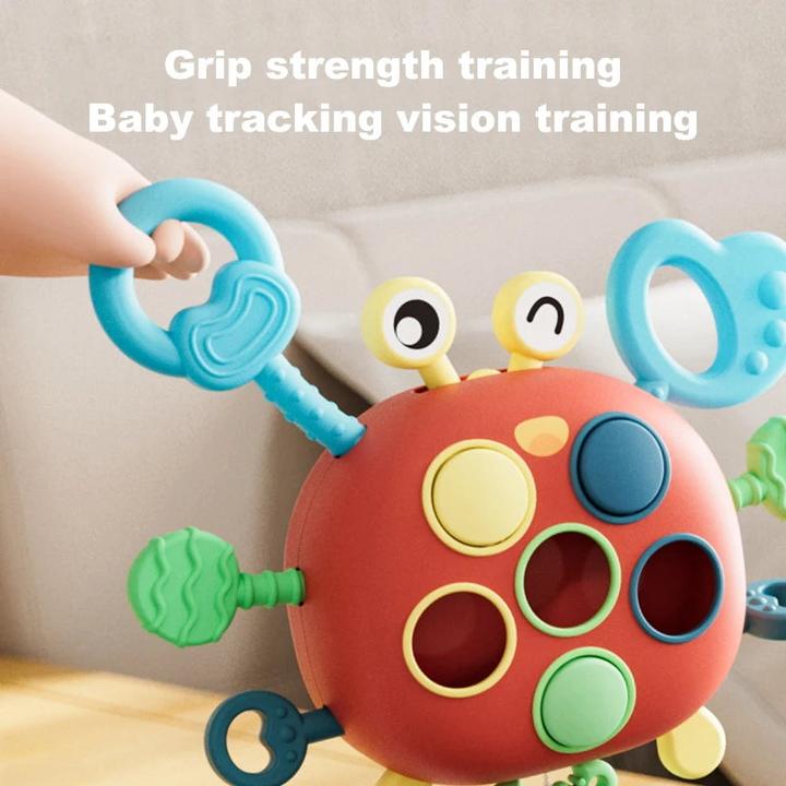Produktbild Activity Board Spielzeug für 18M+, Kleinkind Sensorik Spielzeug für pädagogische Pull String Spielzeug