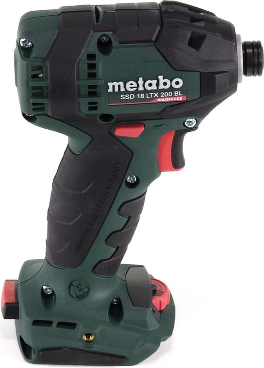 Image du produit Metabo Clé à chocs sans fil SSD 18 LTX 200 BL (Fonctionnement sur batterie)