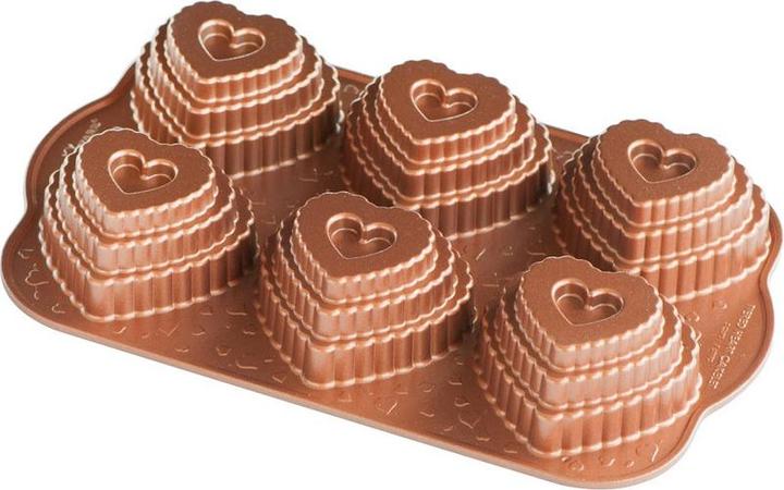 Produktbild Nordic Ware Tiered Heart Cakelet Pan