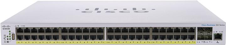 Image du produit Cisco PoE+ Switch CBS350-48P-4X-EU 52 Port (52 Ports)