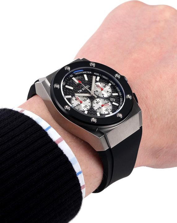 Actual product image TW Steel CEO Tech David Coulthard Special Edition (Analogue wristwatch, Chronograph, 48 mm)