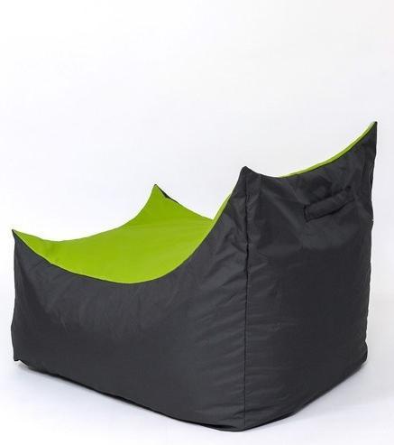 Immagine prodotto Go Gift Sako borsa pouf Tron nero-verde XXL 140 x 90 cm