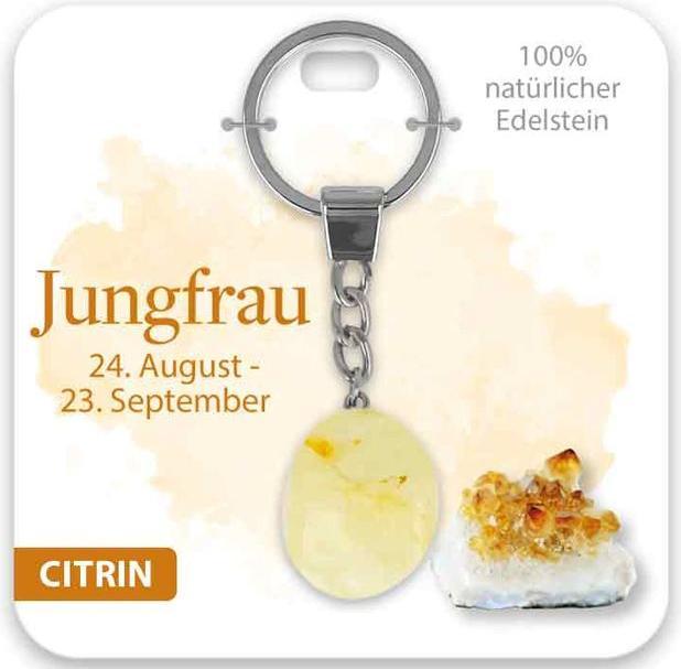 Image du produit BB Klostermannn Schlsselanhnger Edelstein Citrin Jungfrau