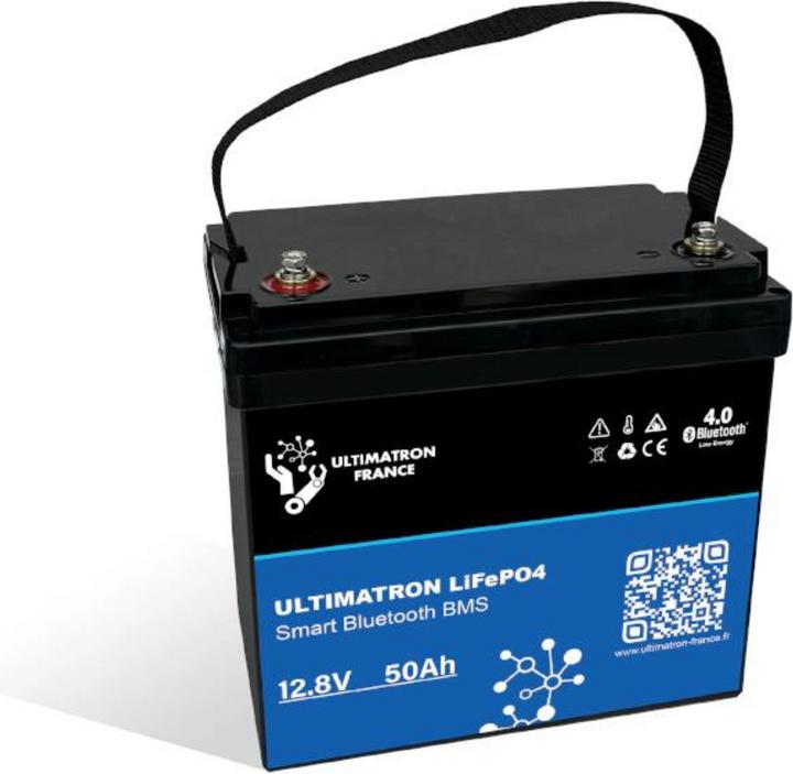 Image du produit Ultimatron UBL-12V-50Ah Batterie d'alimentation LiFePO4 (12 V, 50 Ah)