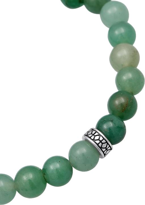 Image du produit Kuzzoi Bracelet de pierres précieuses (23 cm, Aventurine, Plastique, Argent sterling 925)
