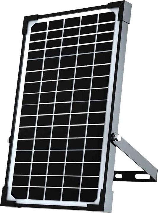 Produktbild V-TAC VT-432 10311 LED-Flutlichtstrahler, Solarmodul 30 W Kaltweiss Schwarz (4800 lm, IP65)