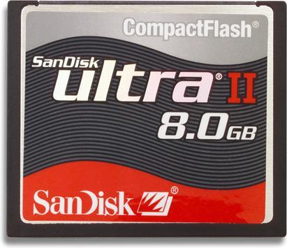 Produktbild SanDisk ULTRA II Compact Flash (8 GB, CF)