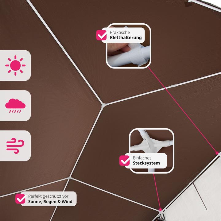 Actual product image tectake Alpine hut (900 cm, 300 cm)