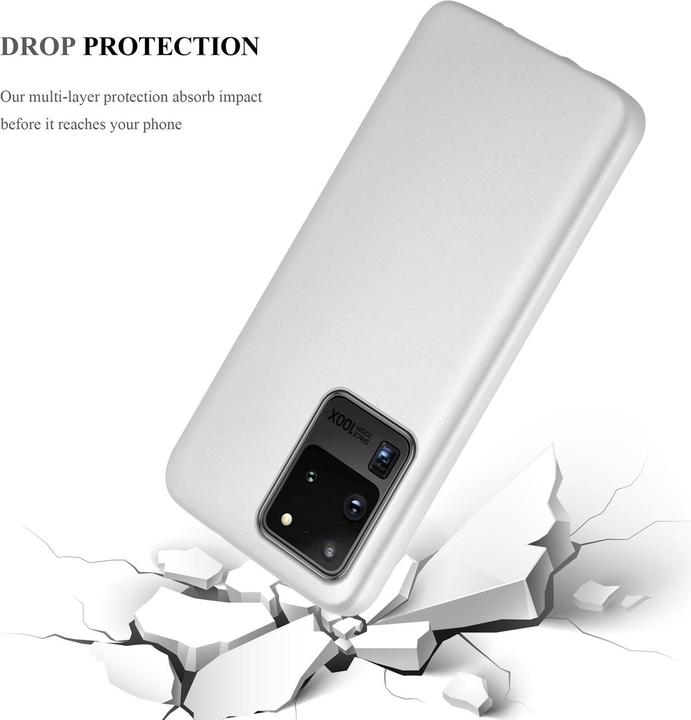 Actual product image Cadorabo TPU Matt Metallic Cover (Samsung Galaxy S20 Ultra)