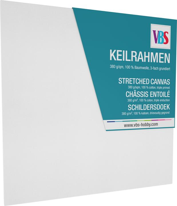 Produktbild VBS Keilrahmen 20x20cm, 18mm Leistenhöhe (20 x 20 cm)