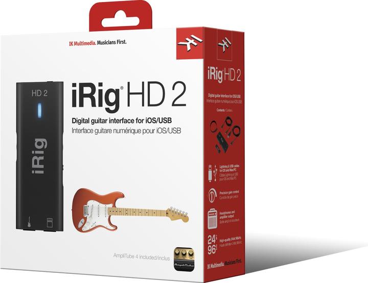 Actual product image IK Multimedia iRig HD 2 (USB, 30 pin, Lightning)