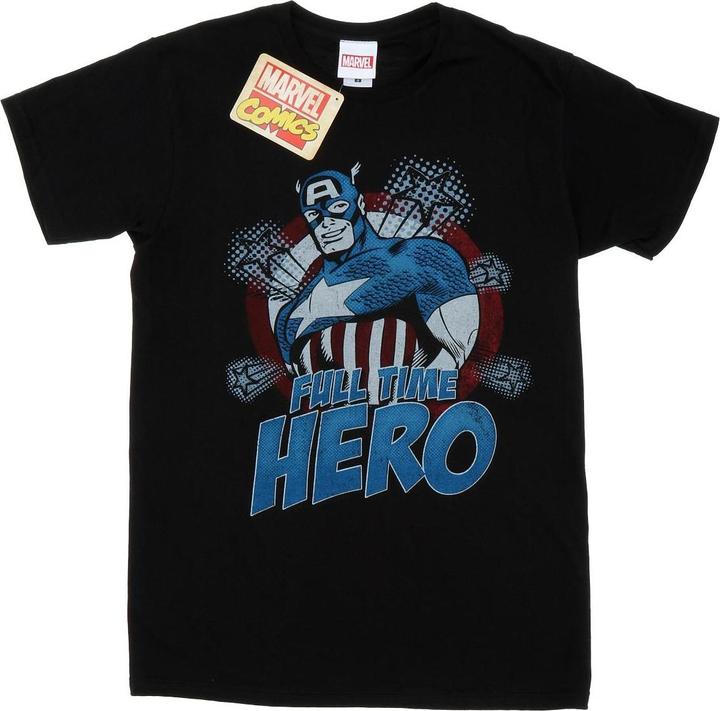 Captain America Full Time Hero TShirt