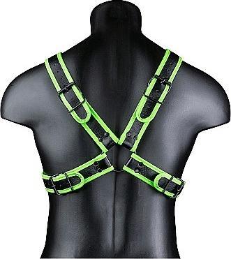 Produktbild Ouch! Cross Harness - Glow in the Dark