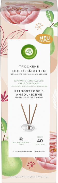 Produktbild Air Wick Duftstäbchen Starter-Set Pfingstrose & Anjou-Birne