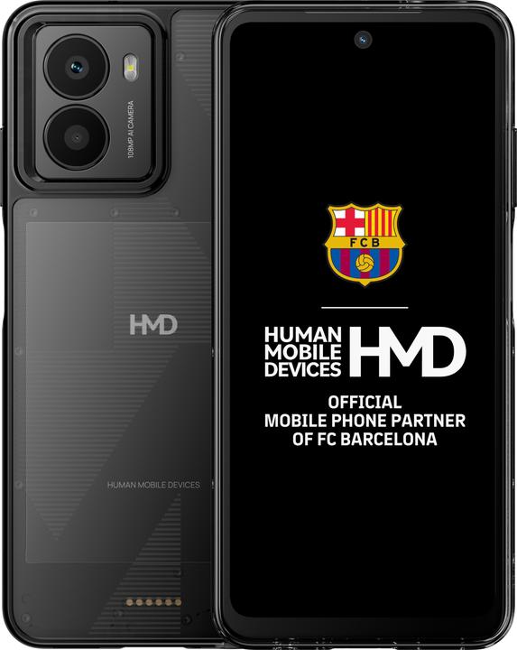 Productafbeelding HMD Fusion Bedrijfseditie (256 GB, Black, 6.56", Hybride dubbele SIM, 108 Mpx, 5G)