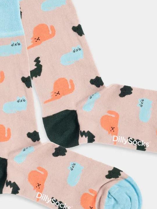 Actual product image DillySocks Purrrfect (Single pack, 41 - 46)