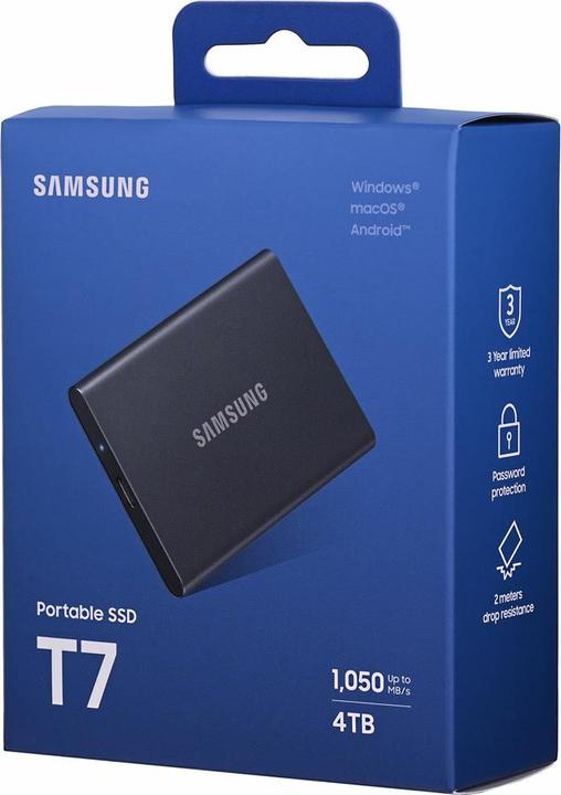 Produktbild Samsung Portable T7 Titan Grey (4000 GB)