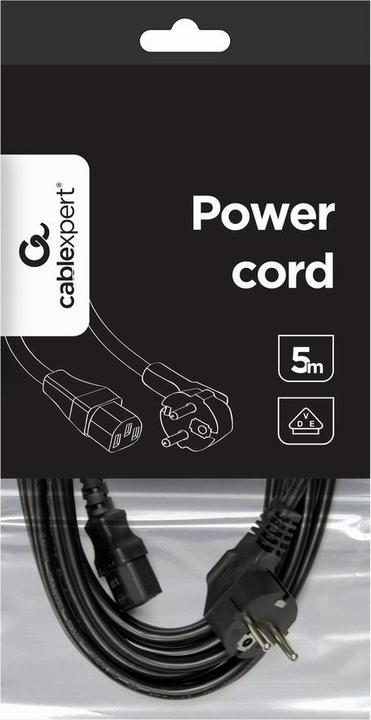 Actual product image Gembird PC-186-VDE power cable (5 m)