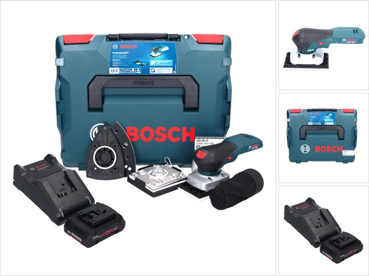 Actual product image Bosch Professional Bosch GSS 18V-13 Battery orbital sander 18 V + 1x ProCORE battery 4.0 Ah + charger + L-BOXX (Sander)