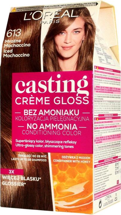 L'Oréal Paris Cream Gloss Coloring cream no. 613 Frosty Mochaccino (613)
