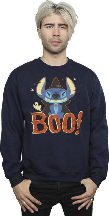 Actual product image Disney Mens Lilo & Stitch Boo! Sweatshirt (S)
