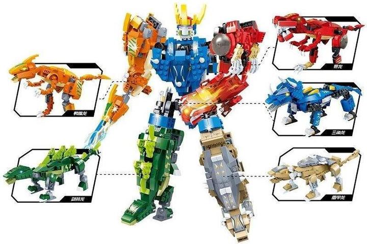 Actual product image Gudi 8725 - Transform Mecha-Dino Ankylosaurus