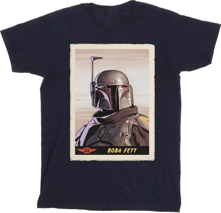 Actual product image Star Wars Mens The Mandalorian Boba Fett T-Shirt (L)