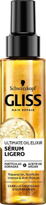 Actual product image Schwarzkopf GLISS HAIR REPAIR ultimate oil elixir serum ligero 100 ml (100 ml)