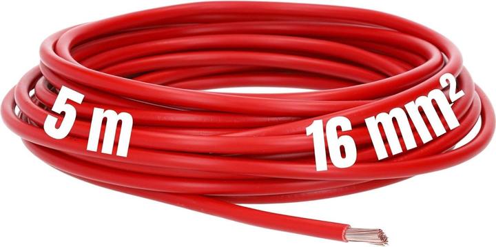 Immagine prodotto Lapp 5 metri 4520046 H07V-K 16,0 mm² rosso I Cavo di cablaggio I Cavo a nucleo flessibile I Cavo singolo (5 m)