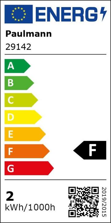 Energie-Label Paulmann Stiftsockel (G4, 1.80 W, 200 lm, 1 x, F)
