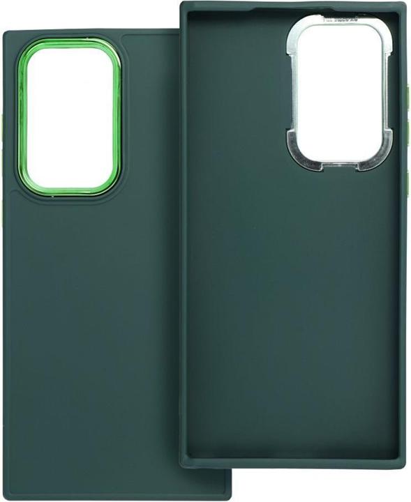 Actual product image OEM Back panel cover FRAME Case for SAMSUNG S22 Ultra green (Samsung Galaxy S22 Ultra)