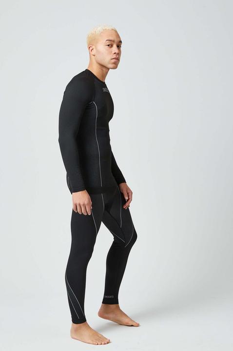 Image du produit Snocks Sous-vêtements thermiques pour hommes avec trou pour le pouce (L)