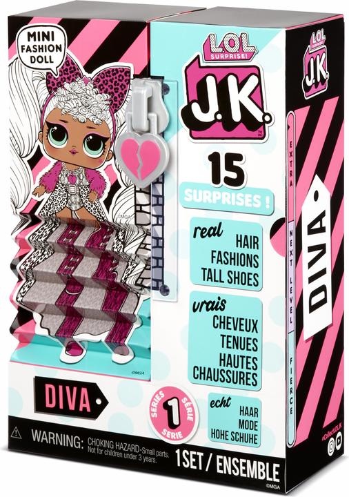 Produktbild MGA LOL JK Mini Fashion Doll Diva
