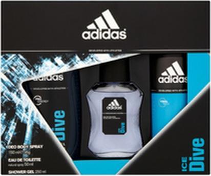 Produktbild adidas Ice Dive Geschenkset - Eau De Toilette 50 ml, Deodorant Spray 150 ml und Duschgel 250 ml