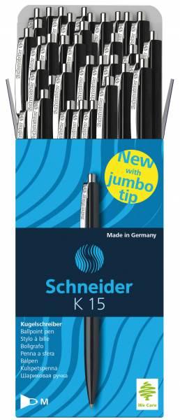 Immagine prodotto Schneider Biros K15 JS 3081 nero, ricaricabile (Nero, 1 x)