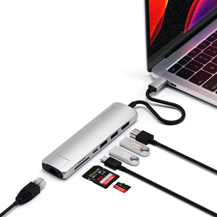 Produktbild Satechi USB-C Slim Multi-port (USB-C, 7 Ports)