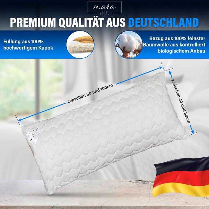 Actual product image Mara Vital Kapok cushion (80 x 80 cm)