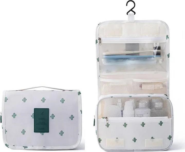 Actual product image Only-Bags.Store Cosmetic bag with nylon hooks, make-up bag, high capacity, storage bag for (24 l)