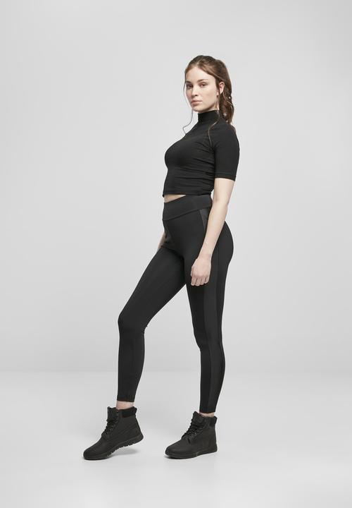 Immagine prodotto Urban Classics Leggings a vita alta a strisce lucide da donna (XS)