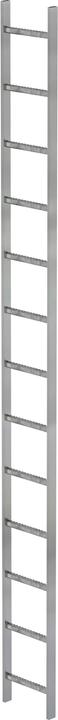 Actual product image Munk Hot-dip galvanised steel shaft ladder 300mm clear width 13 rungs (5 cm)