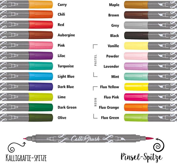 Image du produit Online CALLI BRUSH TWIN - Stylo fibre (Vanille, 1 x)