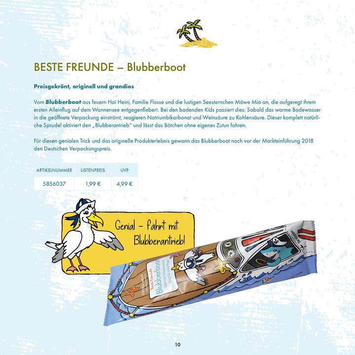 Produktbild Lüttes Welt Beste Freunde" Blubberboot (Badeöl)