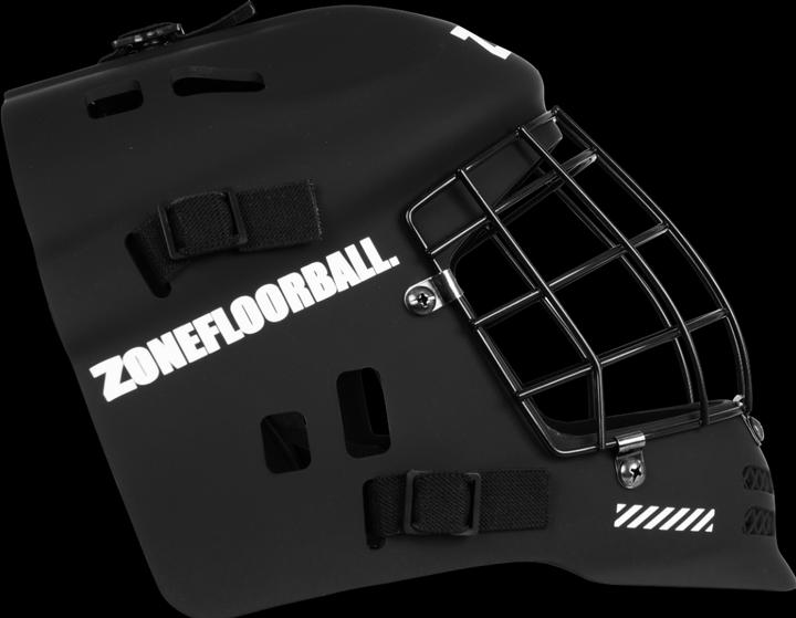 Produktbild Zone Floorball Zone Goaliemaske UPGRADE junior black/silver (One Size)