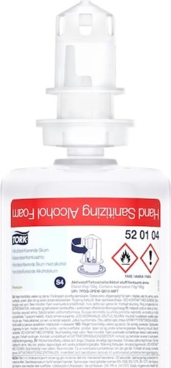 Produktbild Tork Hånddesinfektion skum S4 950ml 520104 6stk/pak - (6 stk.)