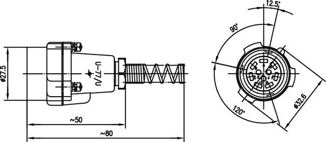 Produktbild Telegärtner NF-Steckverbinder Stecker, ger