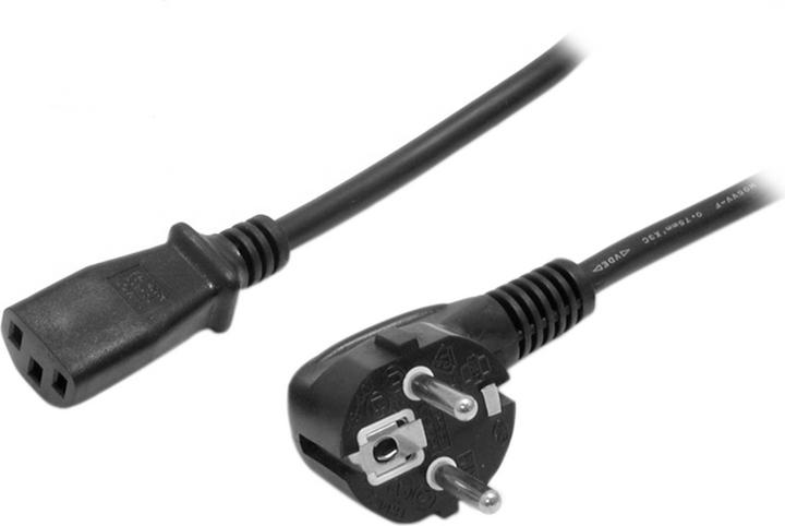 Actual product image StarTech 1.8m Schuko cold appliance plug power cable - CEE7 to IEC320 C13 power cable for computers (1.80 m)